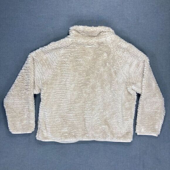 Lysse Fleece Jacket Womens Sz L Beige Elora Sherpa Full Zip Cozy Teddy Bear Coat - Picture 8 of 16